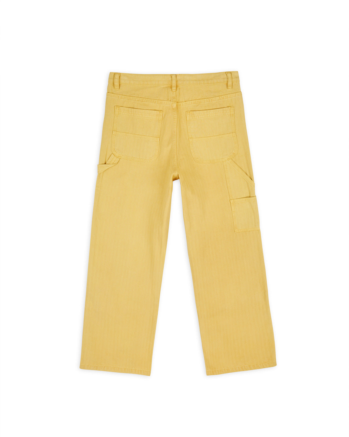 Women's Herringbone Pant, Mustard