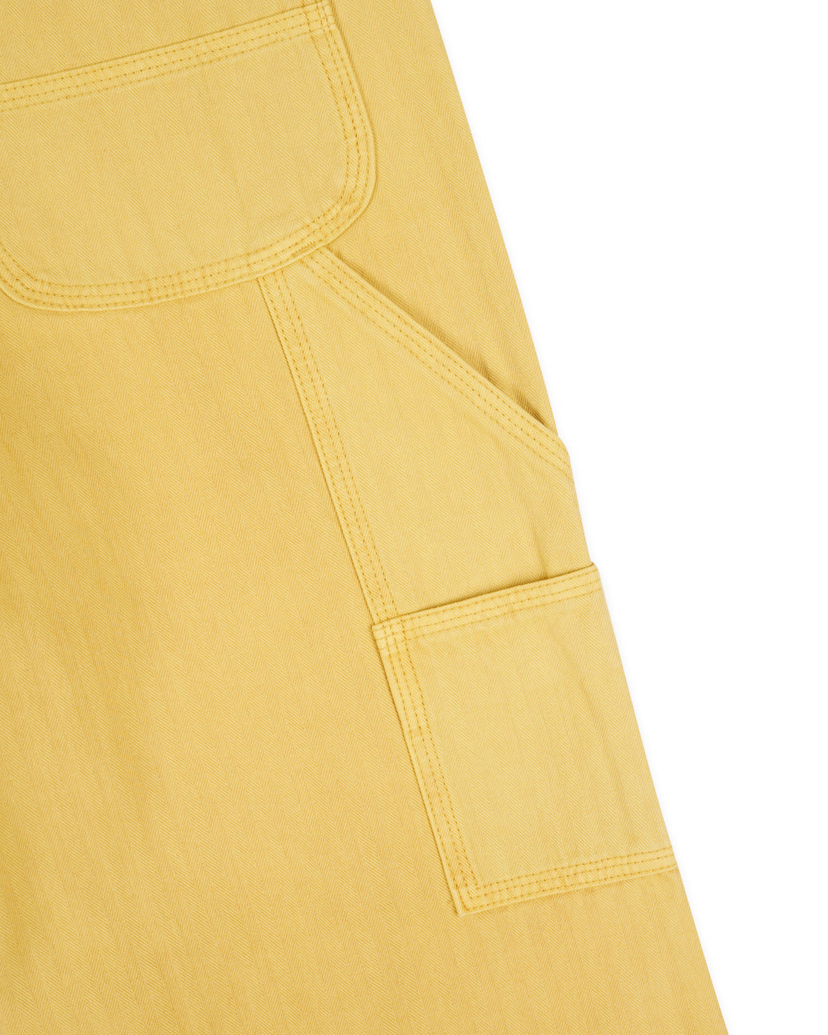 Women's Herringbone Pant, Mustard