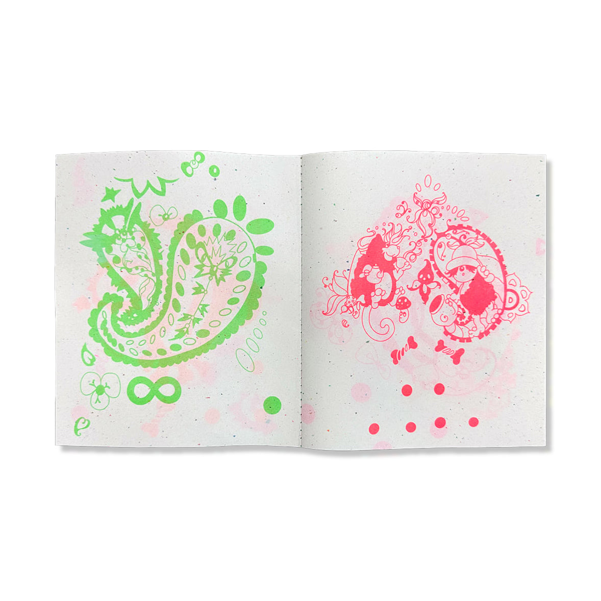 Coco Star Sims Bandana & Zine Set, White