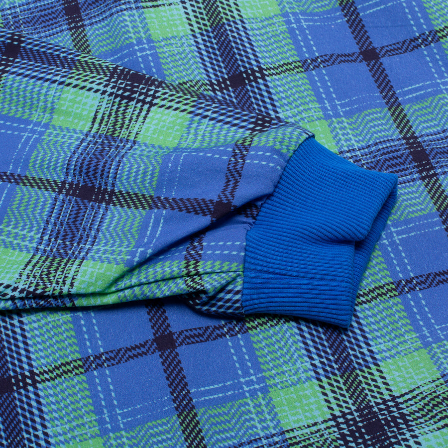 Golf Pullover Wind Shirt, Blue / Green