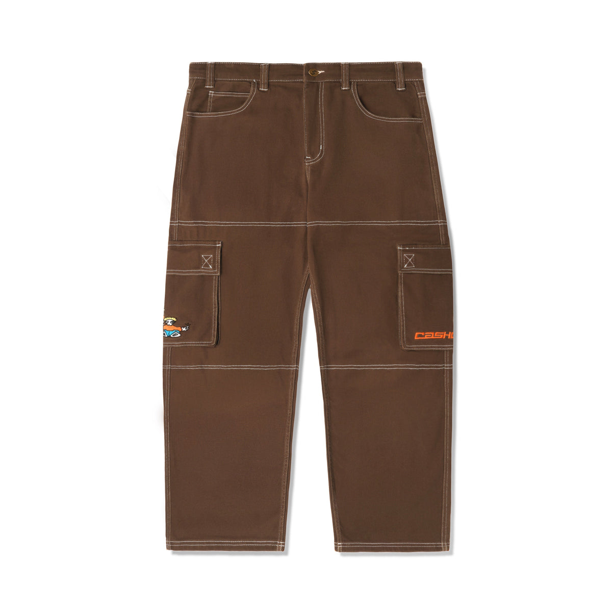 Aleka Cargo Jeans, Brown