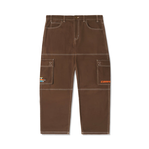 Cash Only Aleka Cargo Jeans, Brown