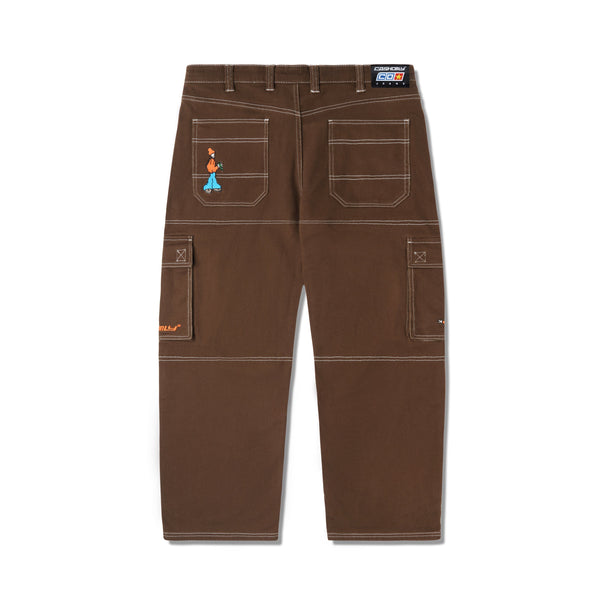 Cash Only Aleka Cargo Jeans, Brown