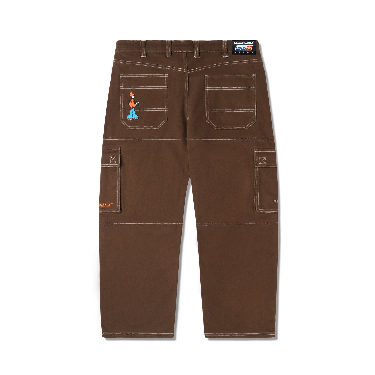 Aleka Cargo Jeans, Brown
