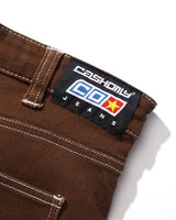 Aleka Cargo Jeans, Brown