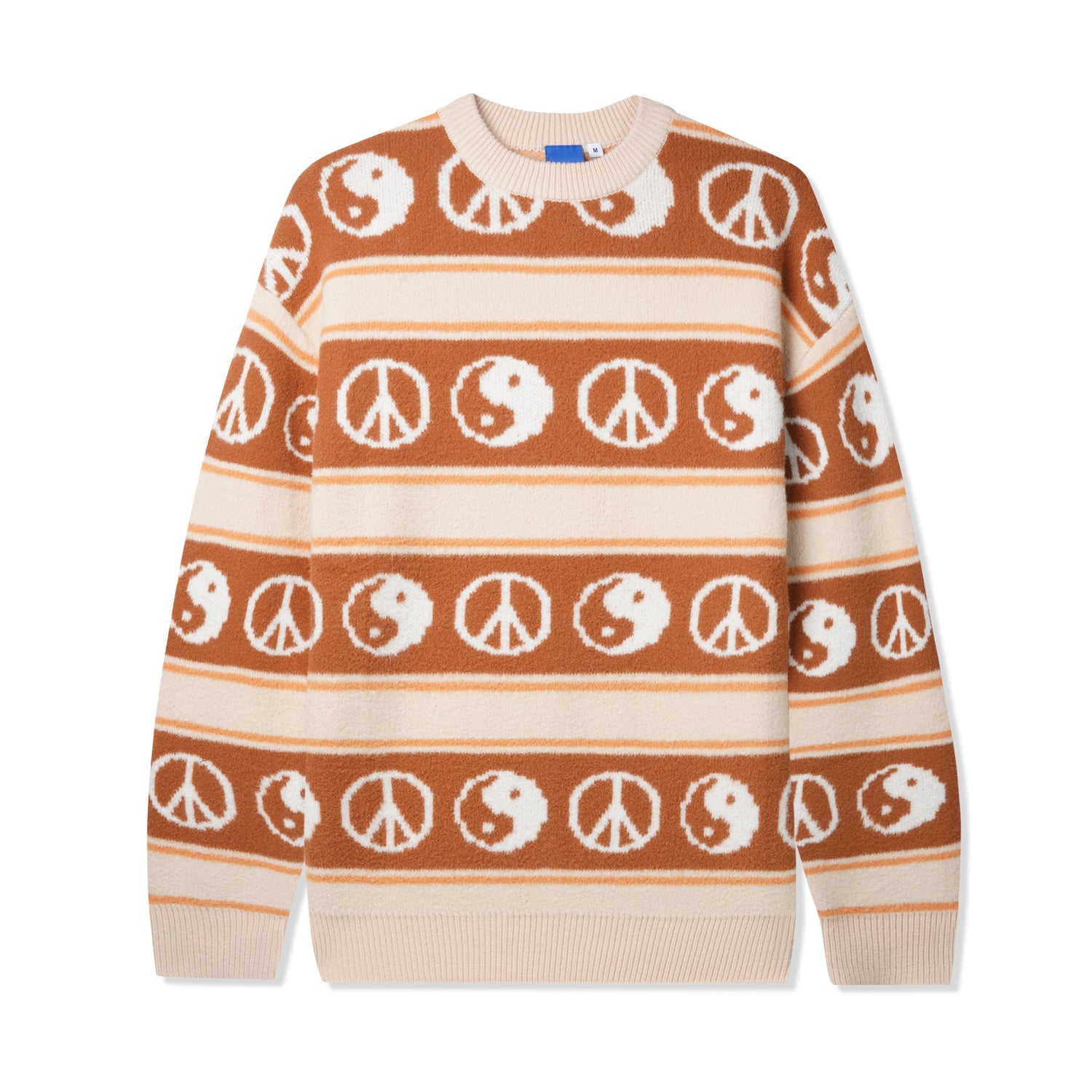Balance Mohair Knitted Sweater, Tan / Brown / Orange