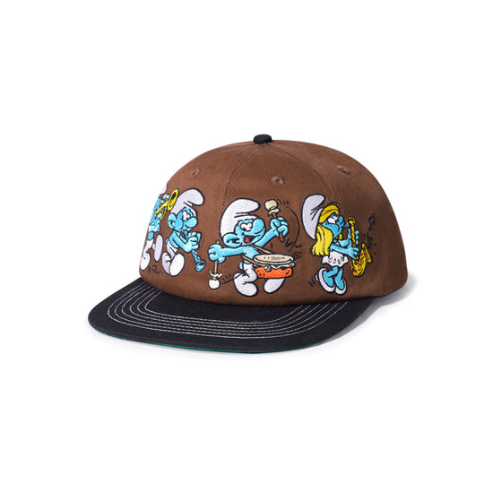 Band 6 Panel Cap, Brown / Black