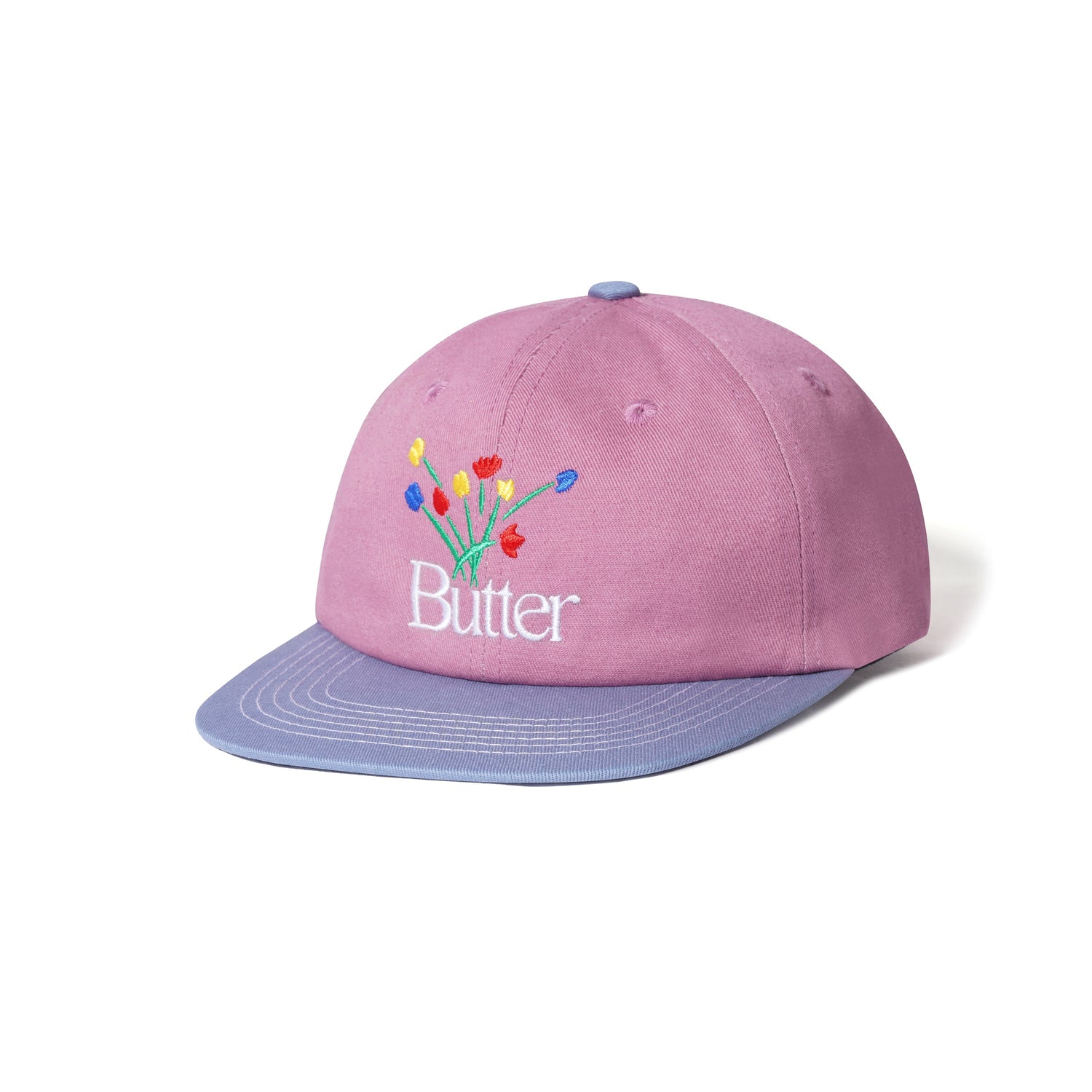 Bouquet 6 Panel Cap, Berry / Slate