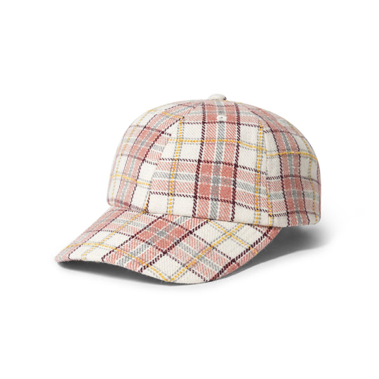 Bucket Plaid 6 Panel Cap, Red