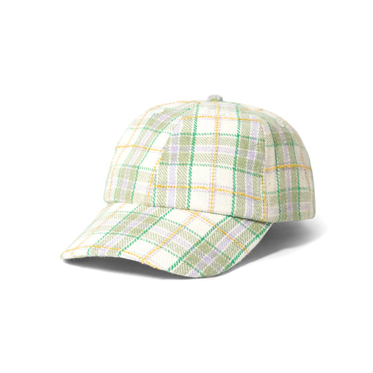 Bucket Plaid 6 Panel Cap, Sage
