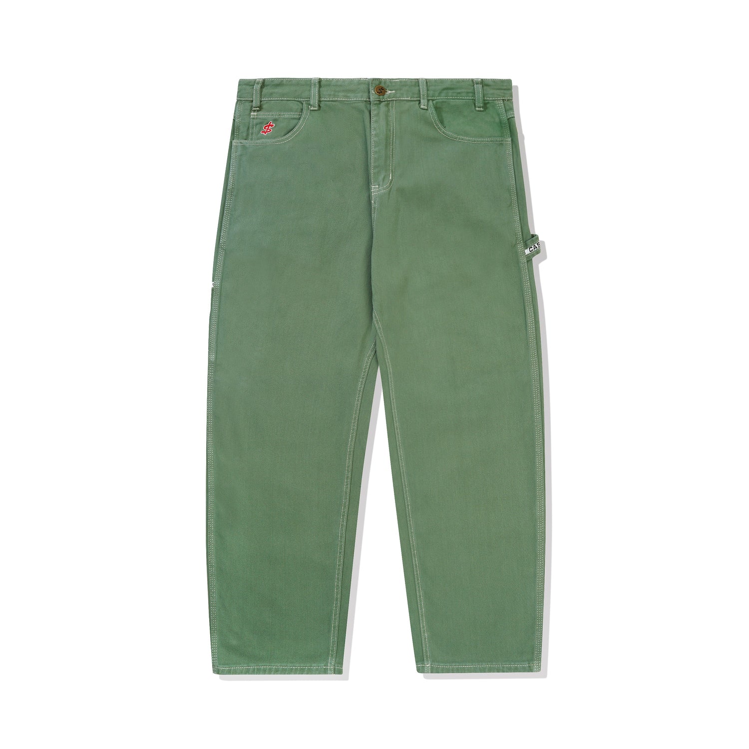 Carpenter Baggy Denim Jeans, Army
