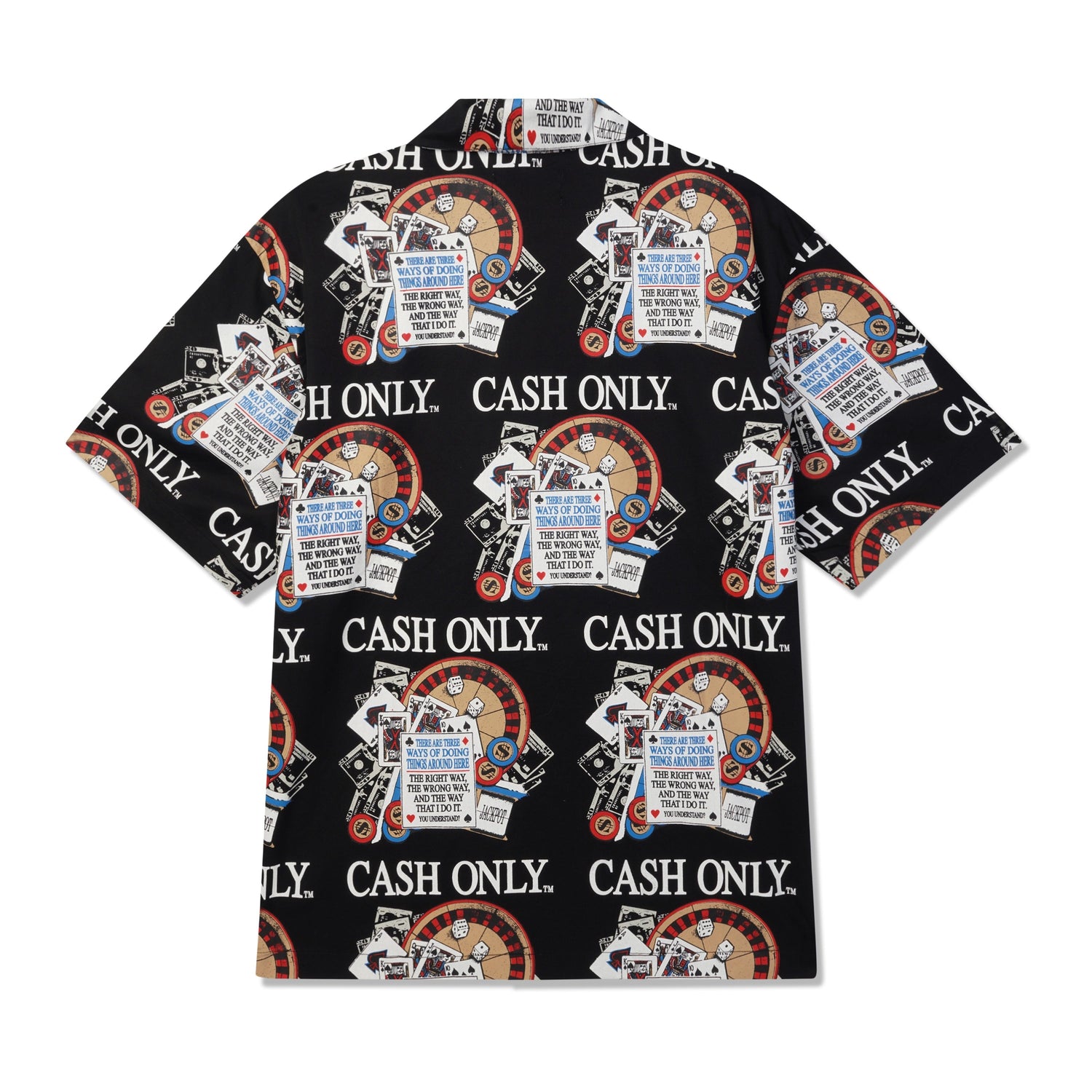 Casino Button Up S/S Shirt, Black