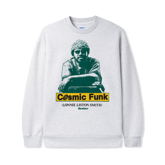 Cosmic Funk Crewneck, Ash Grey