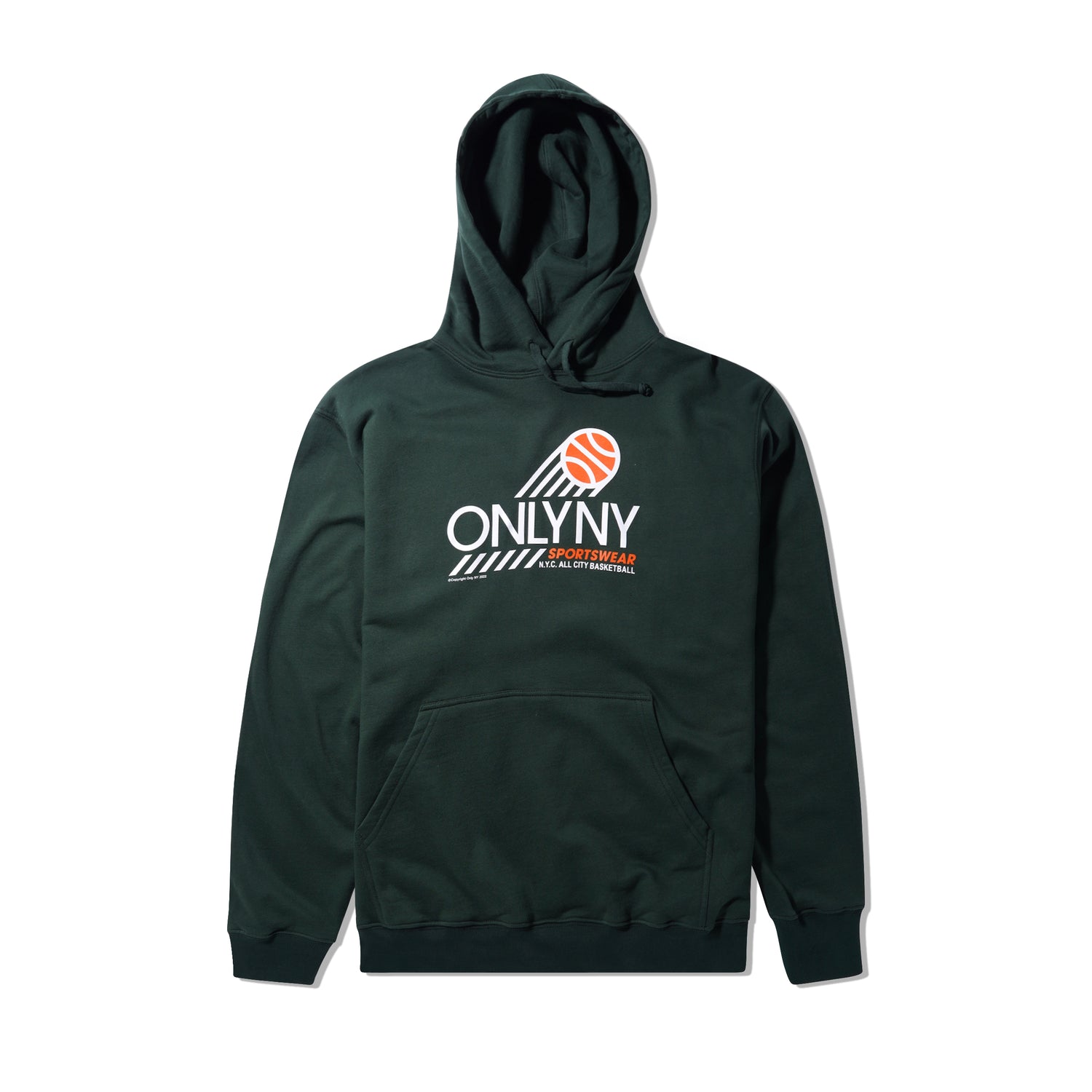 All City Basketball Pullover, Dark Green