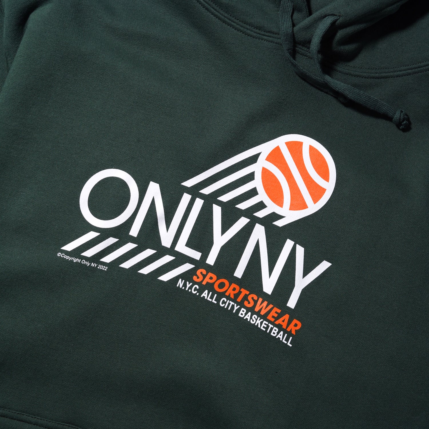 All City Basketball Pullover, Dark Green