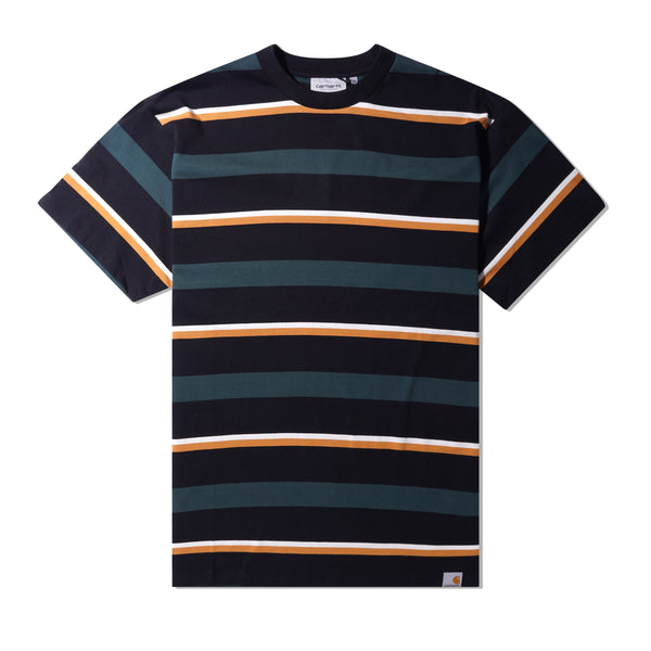 Carhartt WIP Bowman Tee, Bowman Stripe / Juniper