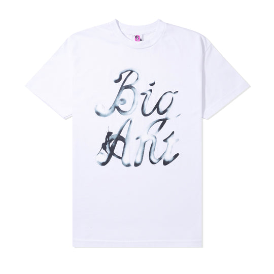 Script Tee, White