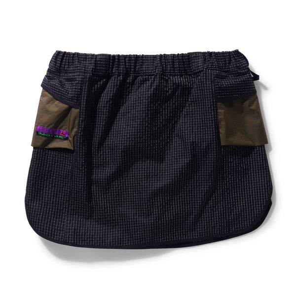 Rayon Vert Track Skirt, Grave Black / Sword Grey
