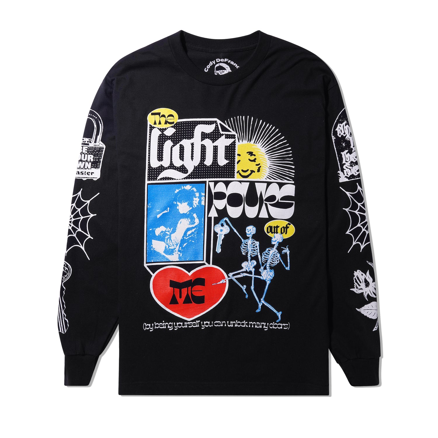 The Light Pours Out Of Me L/S Tee, Black