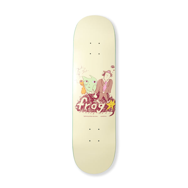 Frog Skateboards Lightning Strikes The Brain, Sometimes.... Deck