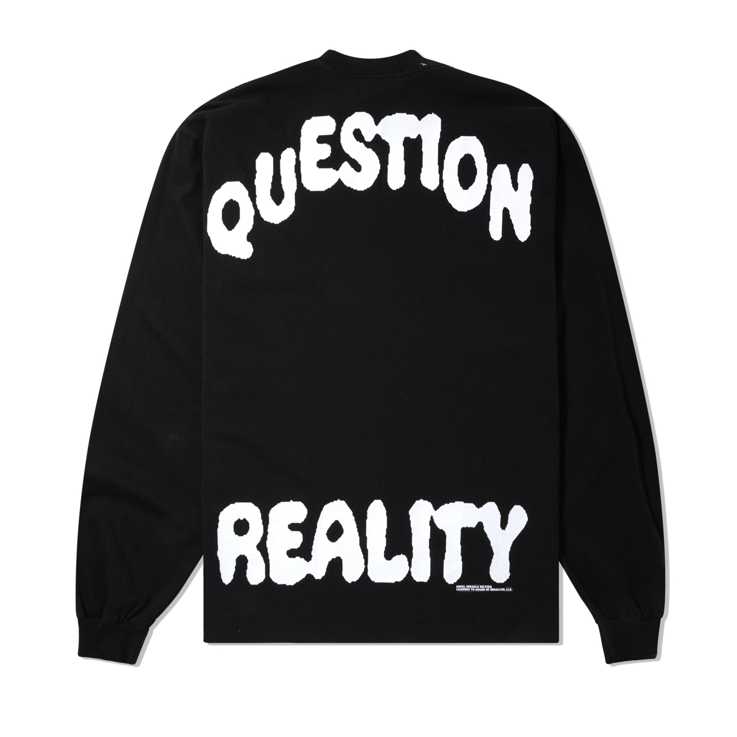 Question Reality L/S Tee, Black