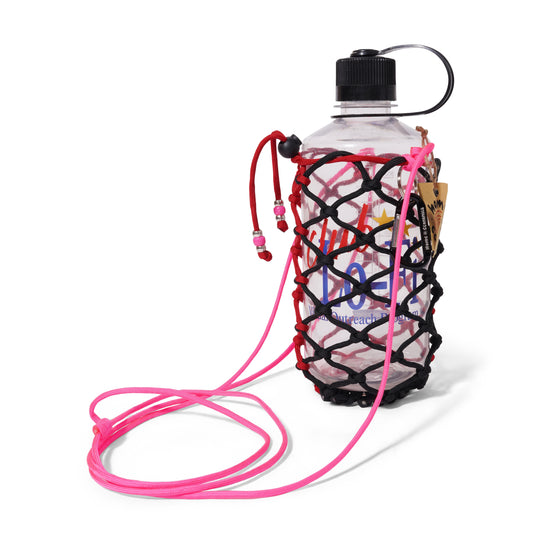 Bottle Bag Original, Red / Black / Pink