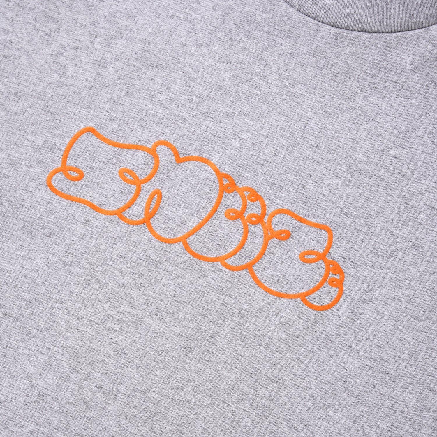 Sneeze Logo Tee, Grey