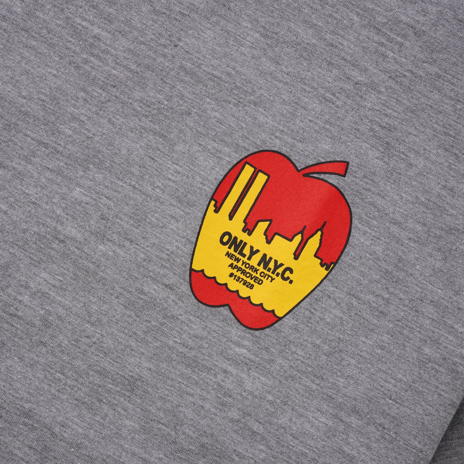 Skyline Apple Tee, Heather Grey