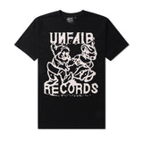 Unfair Records Tee, Black