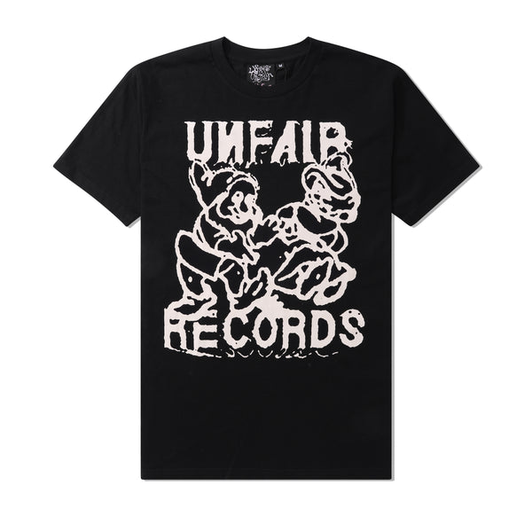 Life Is Unfair Unfair Records Tee, Black