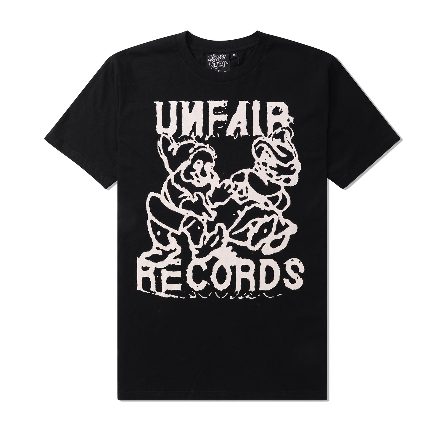 Unfair Records Tee, Black