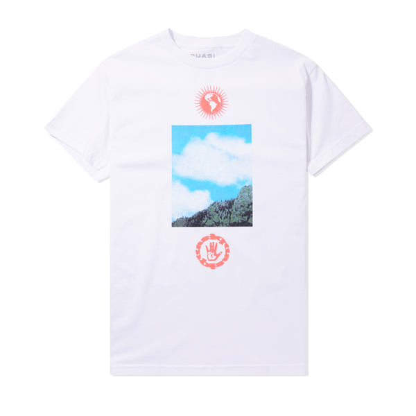 Quasi Window Tee, White