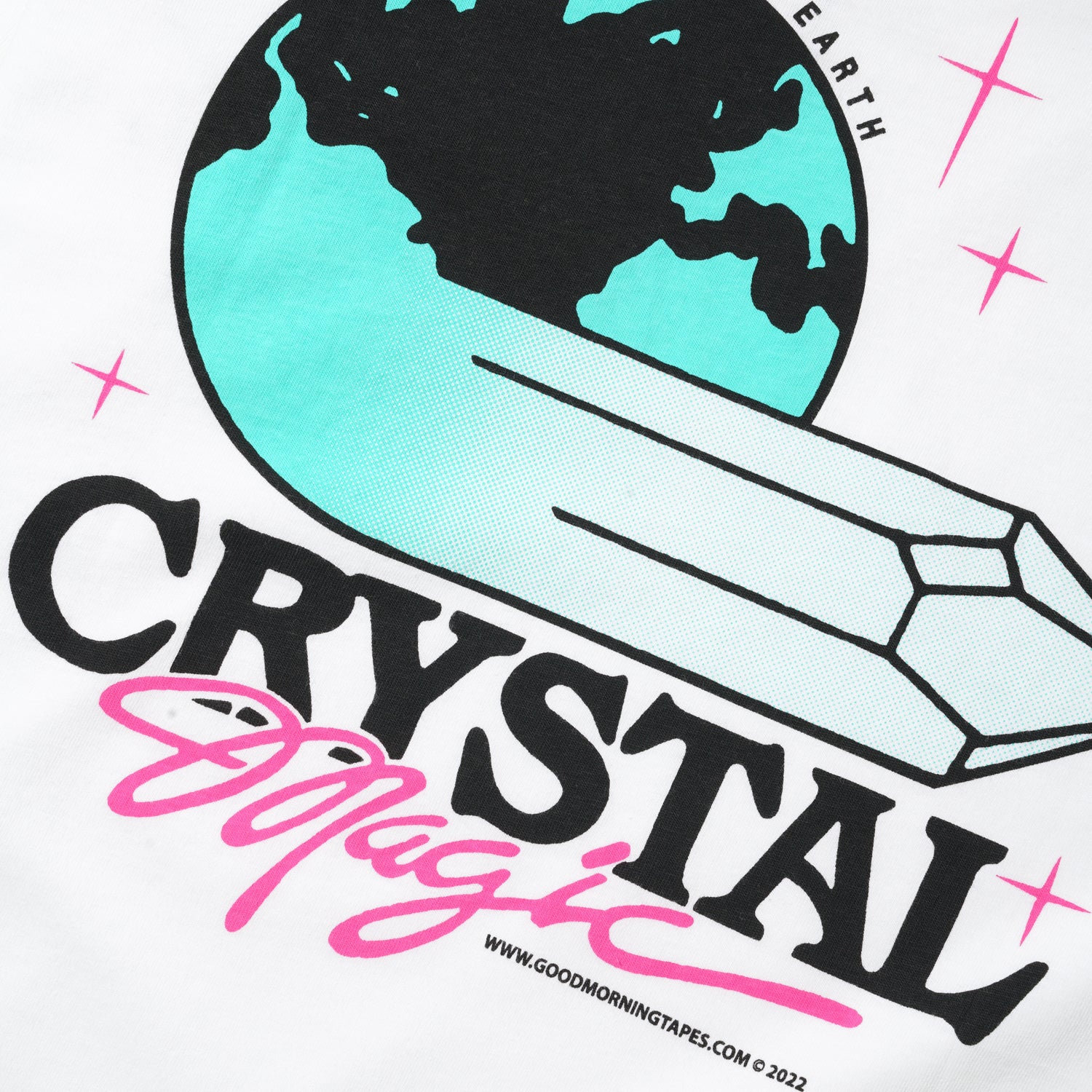 Crystal Magic L/S Tee, White