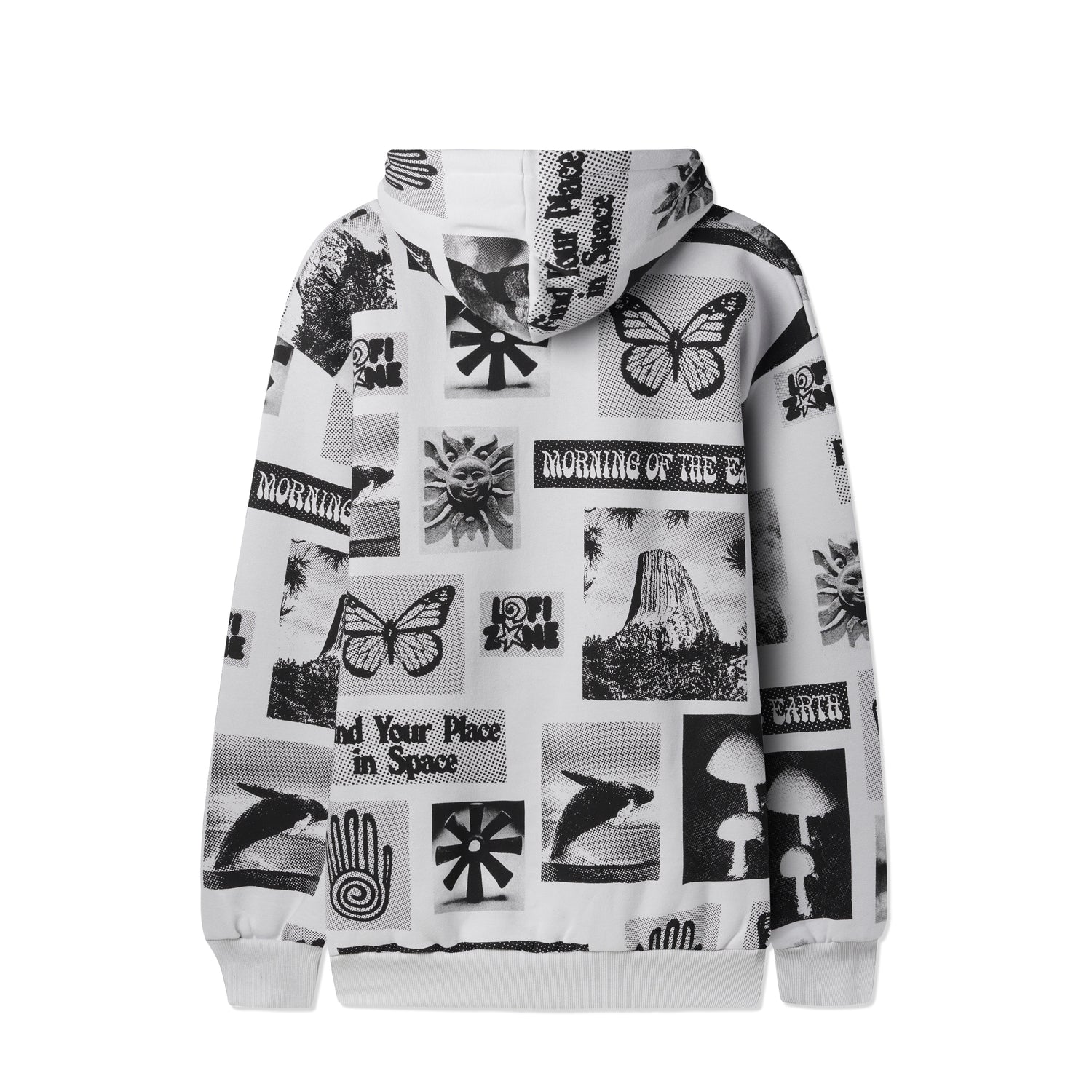 Earth All Over Print Pullover, Cement