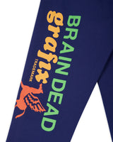 Graffix Sweatpants, Navy