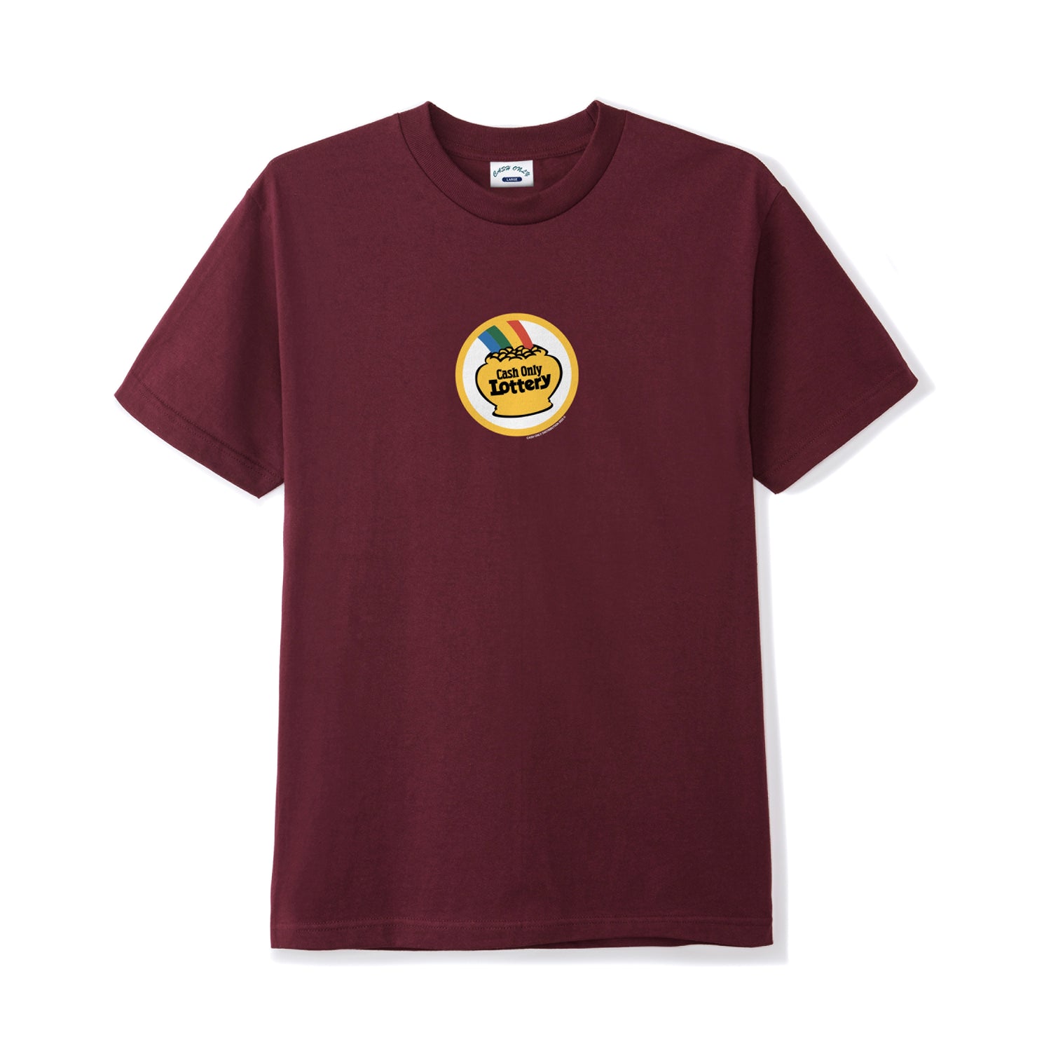 Jackpot Tee, Burgundy