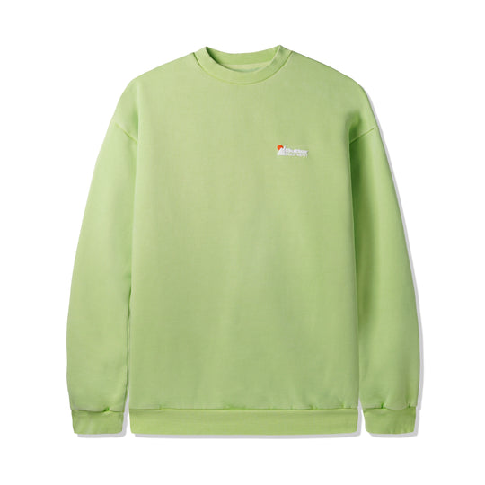 Pigment Dye Crewneck, Washed Pistachio