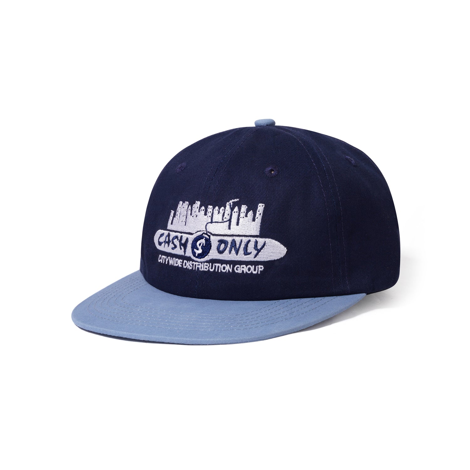 Skyline 6 Panel Cap, Navy / Slate