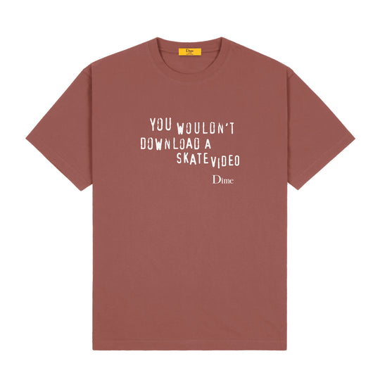 Kazaa Tee, Washed Maroon