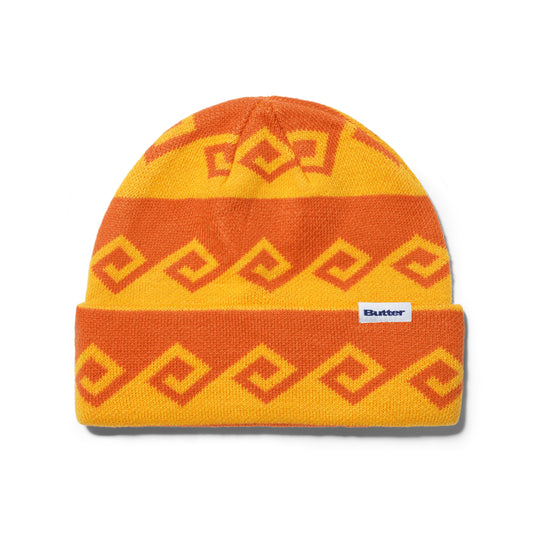 Waves Beanie, Burnt Orange