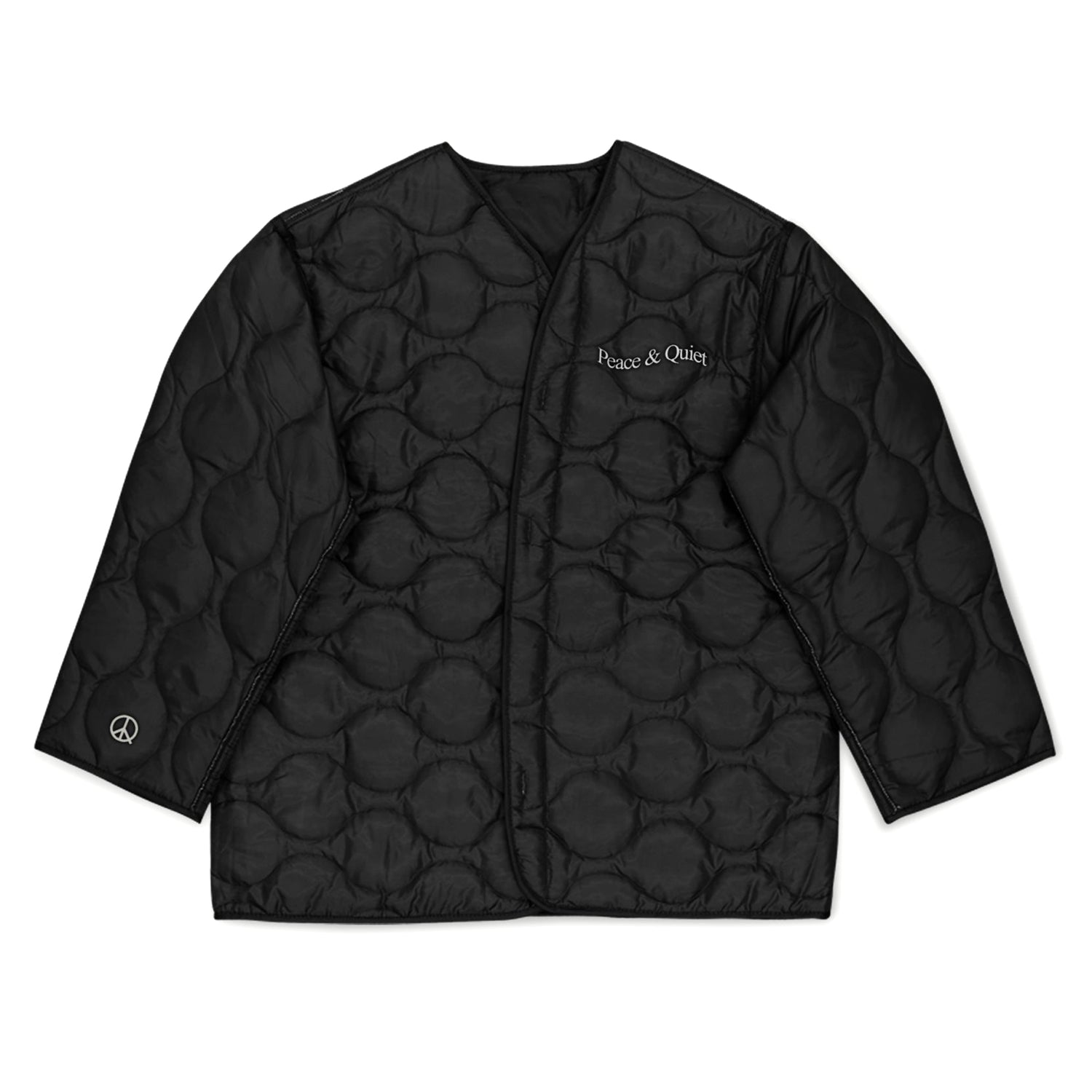 Wordmark Liner Jacket, Black