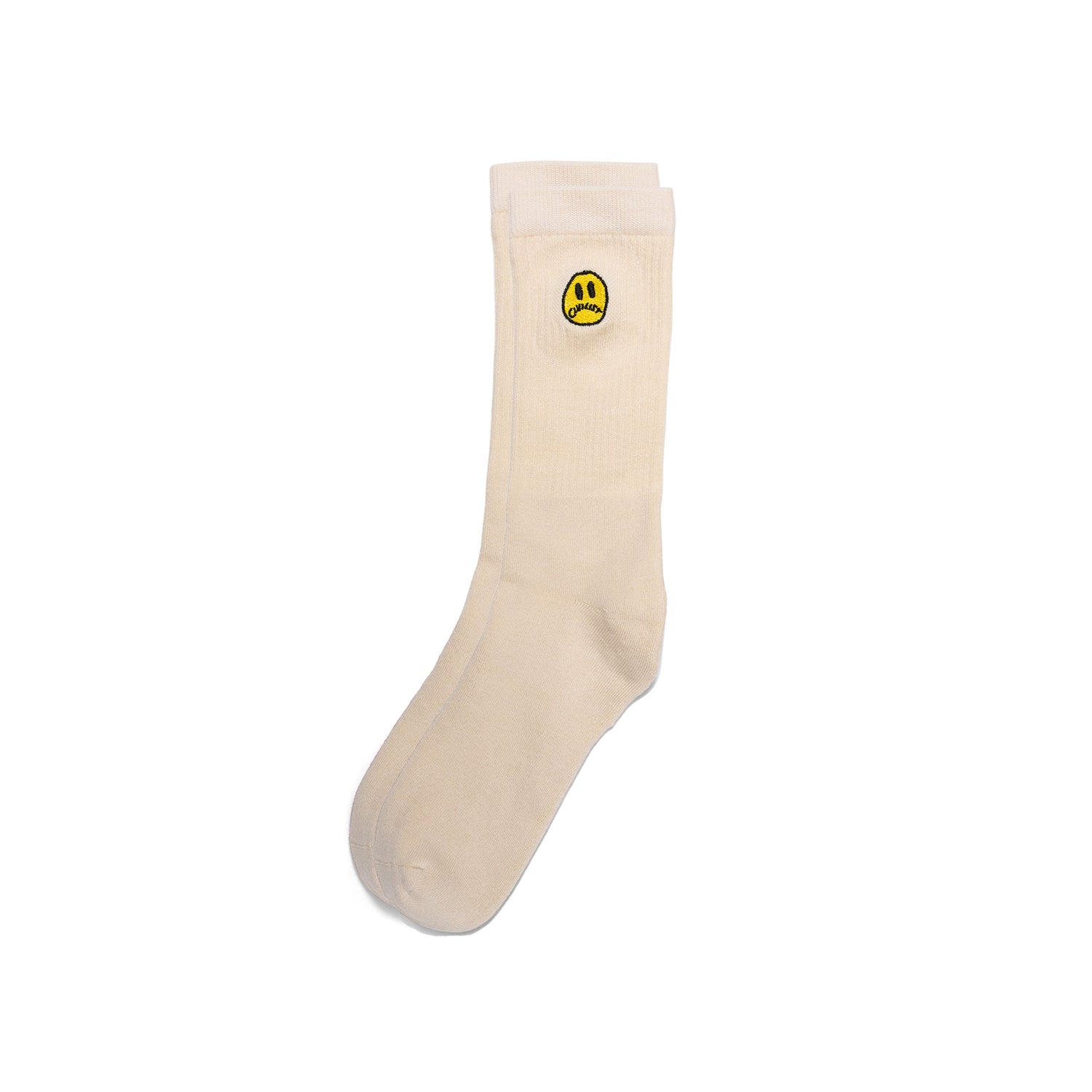 Smiler Socks, Off White